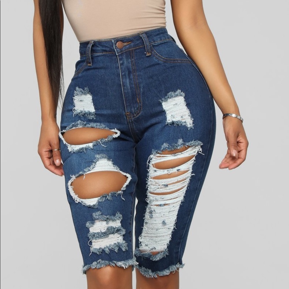 Shorts with rips